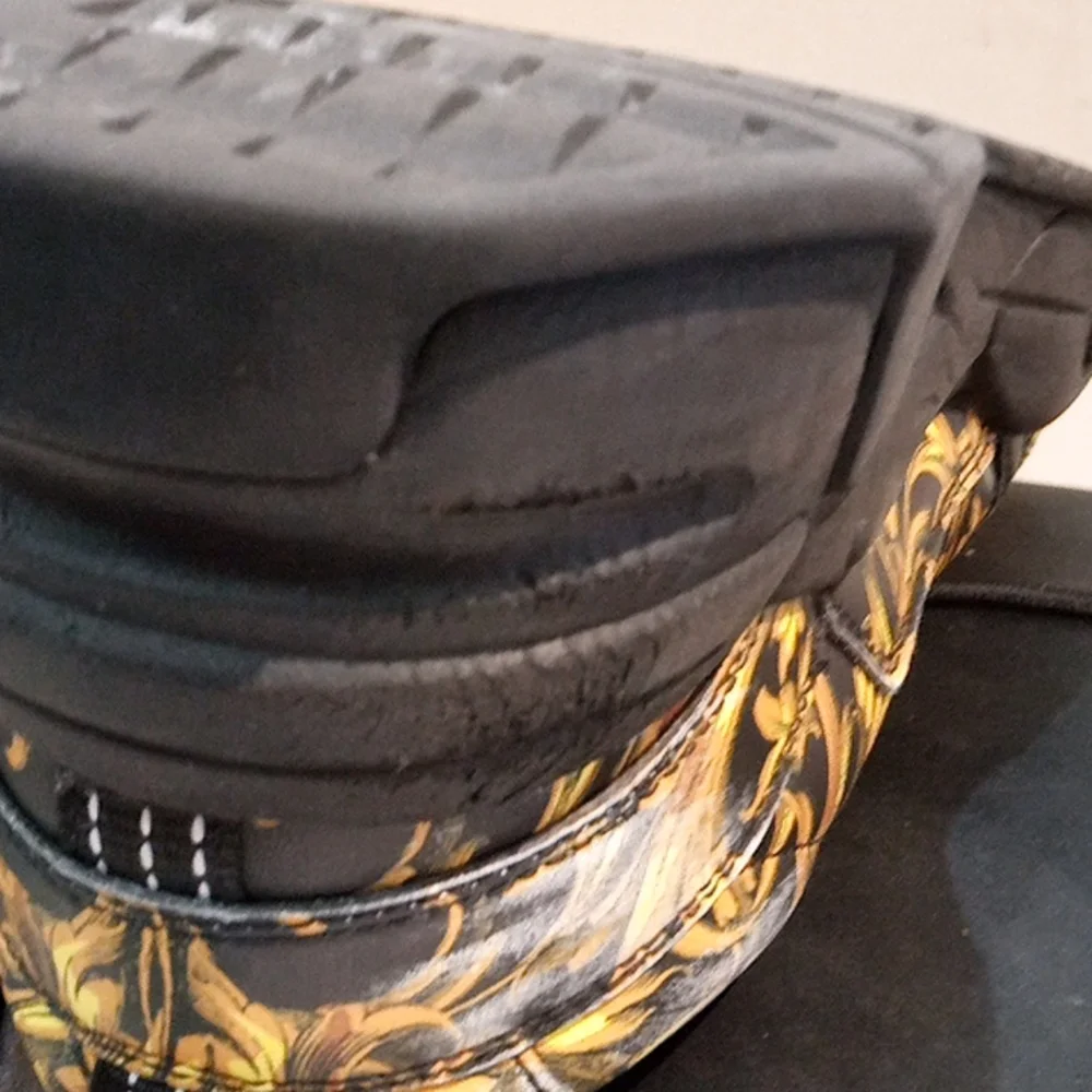 Versace Black & Gold Baroque Men’s Sneakers
